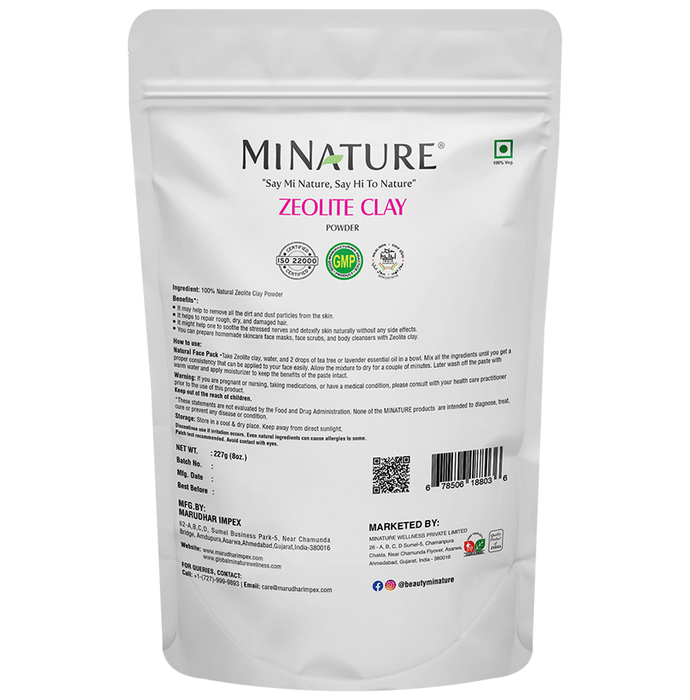 Minature Zeolite Clay Powder
