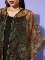 Thumbnail for InWeave Multi Color Organza Cape