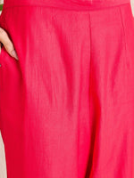 Thumbnail for Indo Era Women Floral Yoke Design Regular Liva Kurta with Trousers & With Dupatta