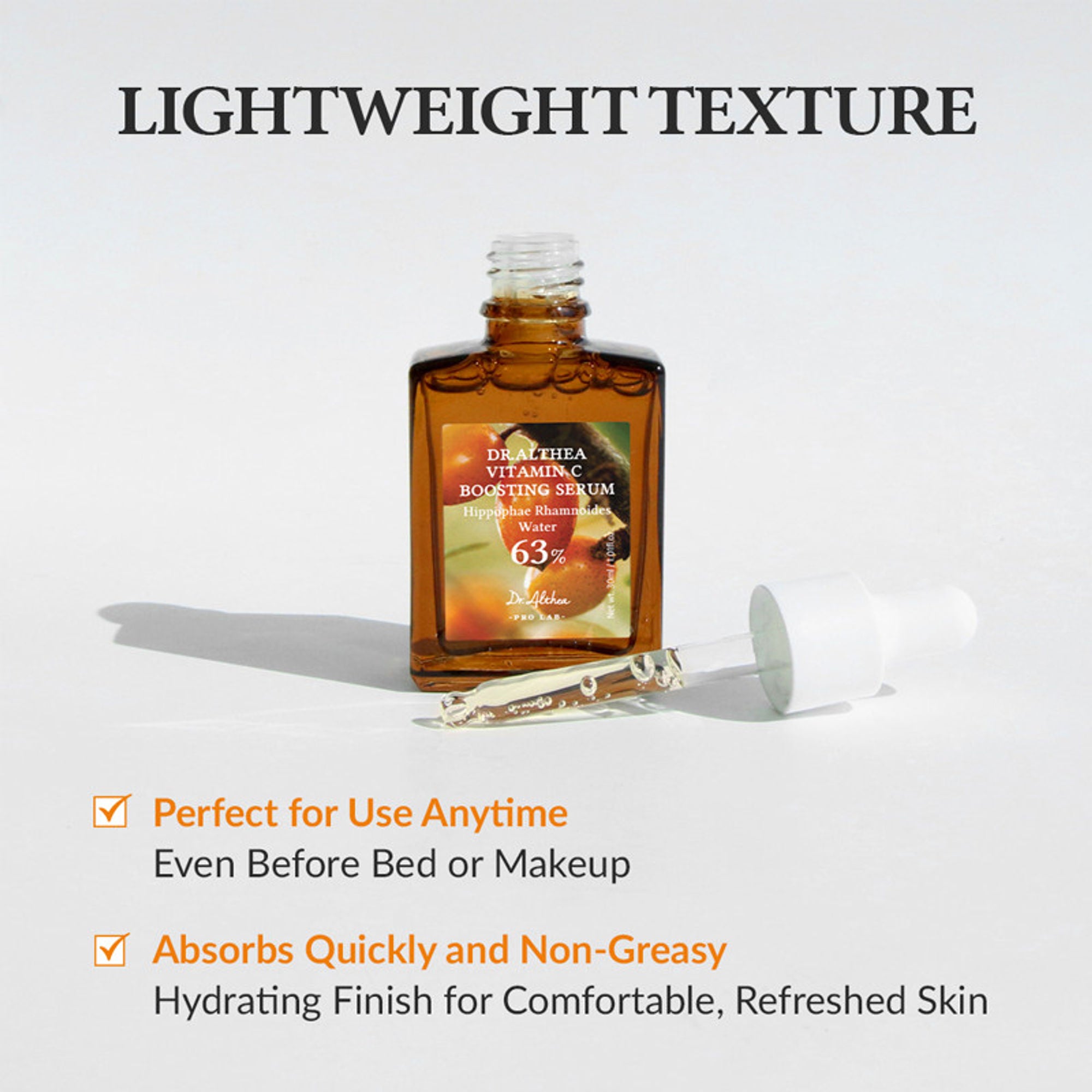 Dr.Althea Vitamin C Boosting Serum with Sea Buckthorn: Antioxidant Brightening Serum for Dull Skin - Distacart