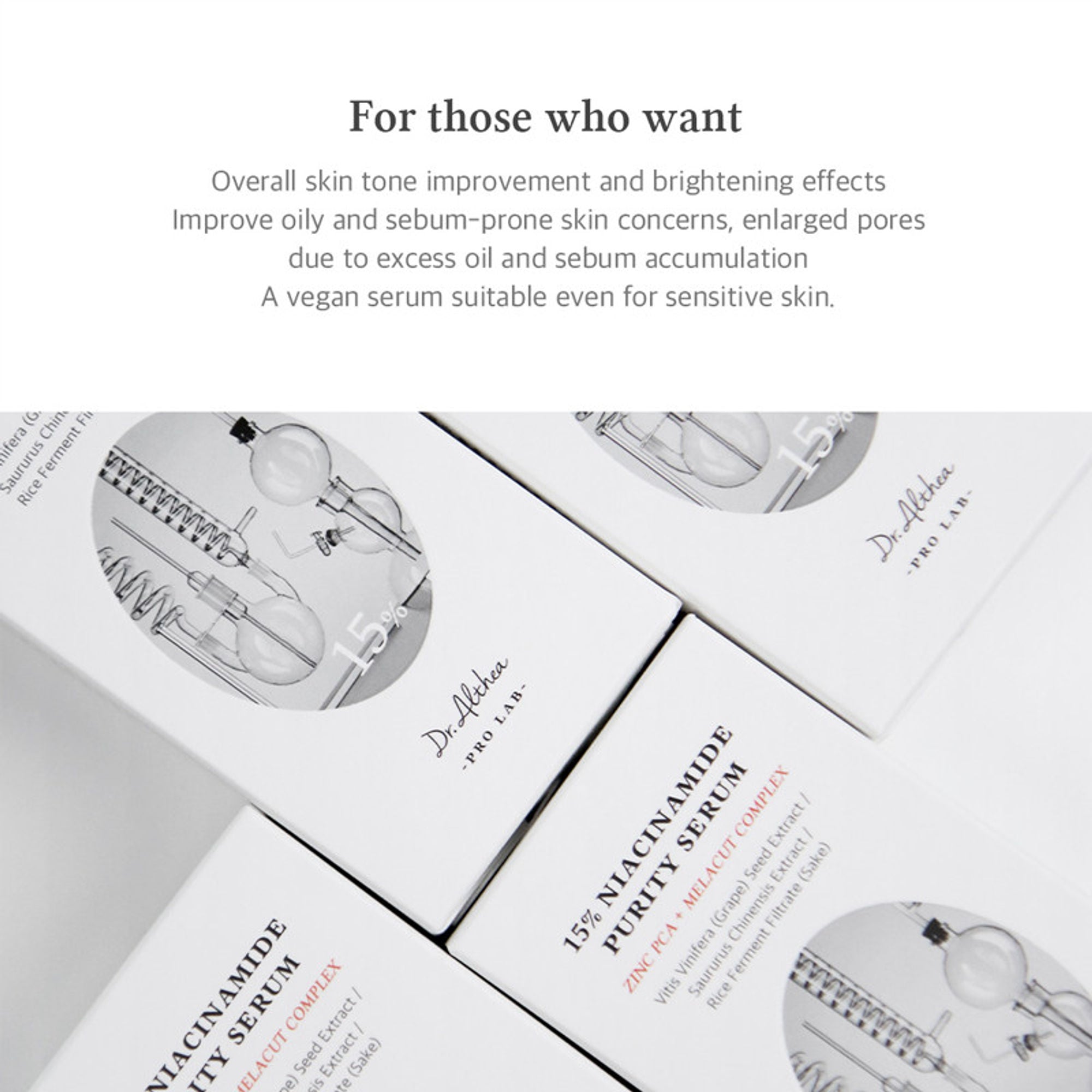 Dr.Althea 15% Niacinamide Purity Serum: High-Potency Serum for Oil Control & Pores - Distacart