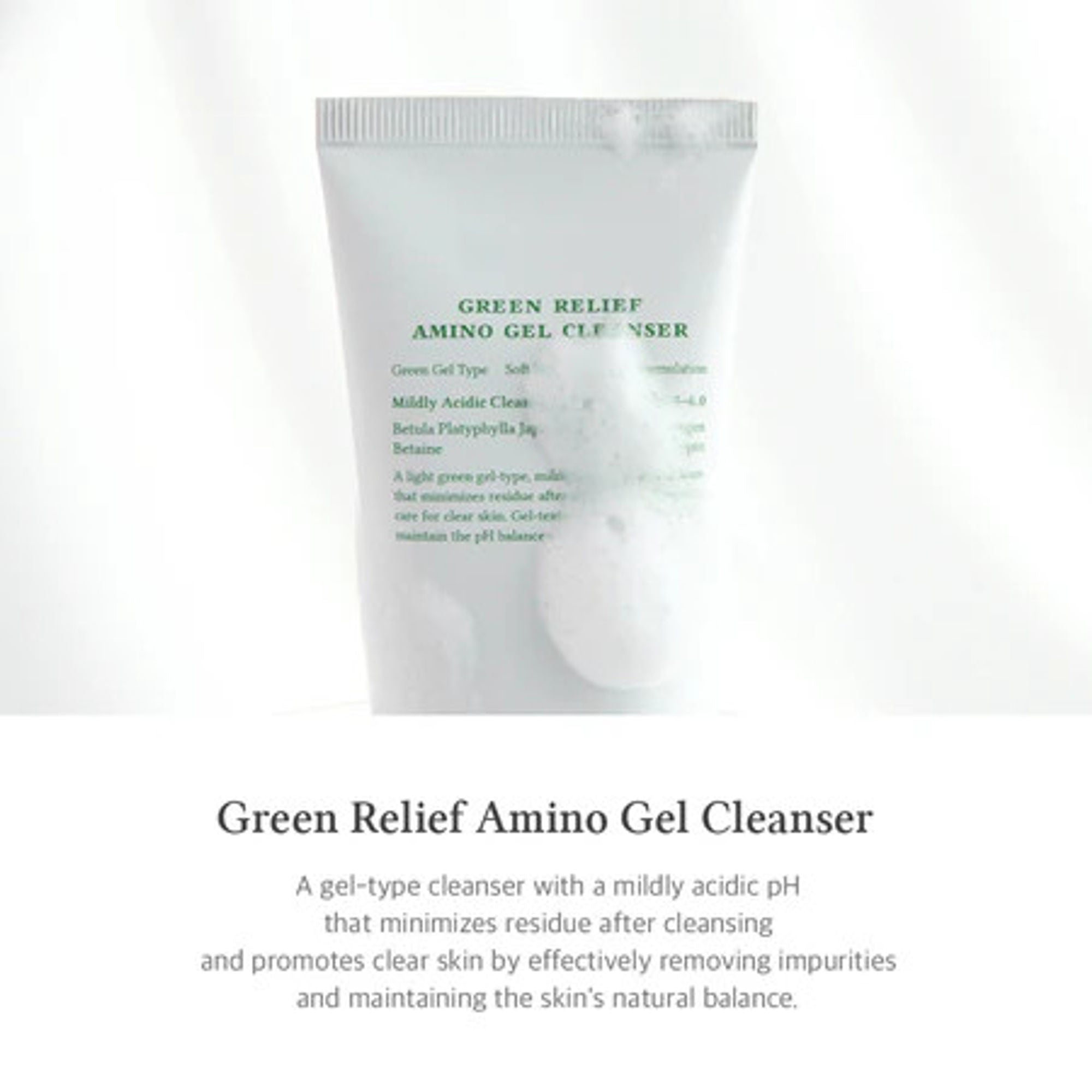 Dr.Althea Green Relief Amino Gel Cleanser: Gentle Soothing Face Wash for Irritated Skin - Distacart