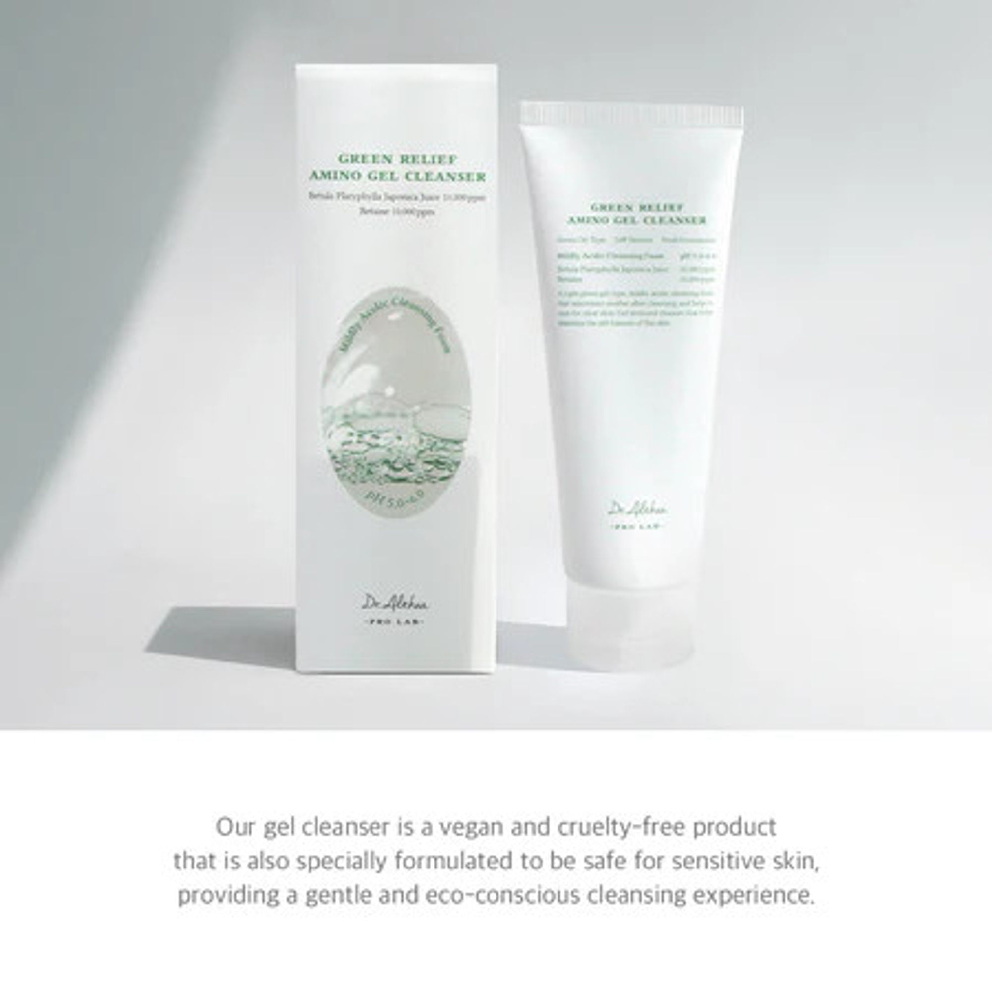 Dr.Althea Green Relief Amino Gel Cleanser: Gentle Soothing Face Wash for Irritated Skin - Distacart