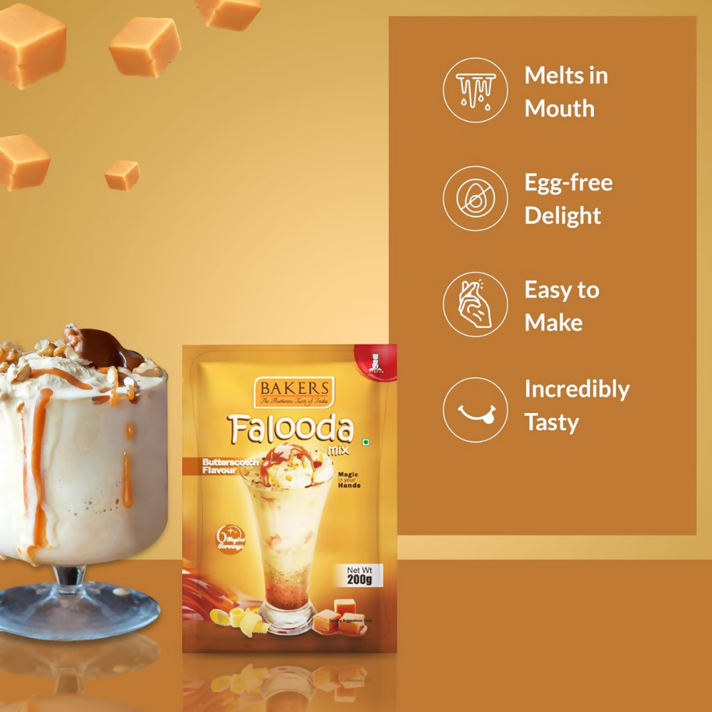BAKERS Butter Scotch Flavored Falooda Powder - Dista