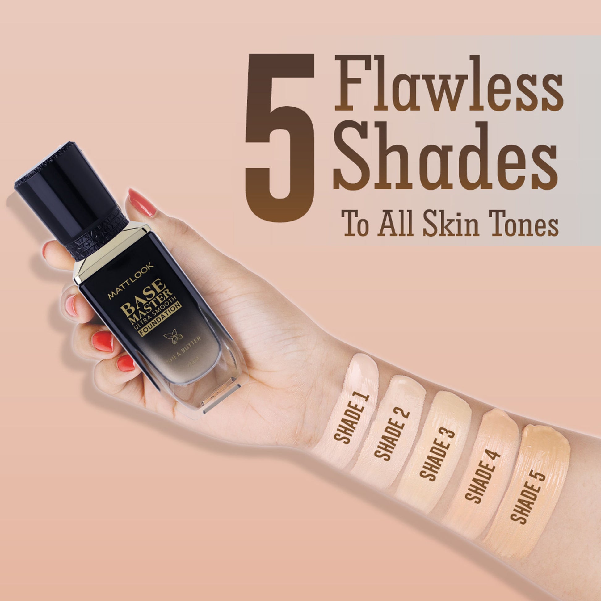 Matt Look Base Master Ultra Smooth Foundation - Ivory - Distacart