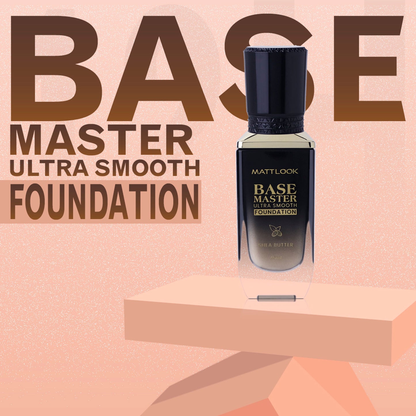 Matt Look Base Master Ultra Smooth Foundation - Beige - Distacart