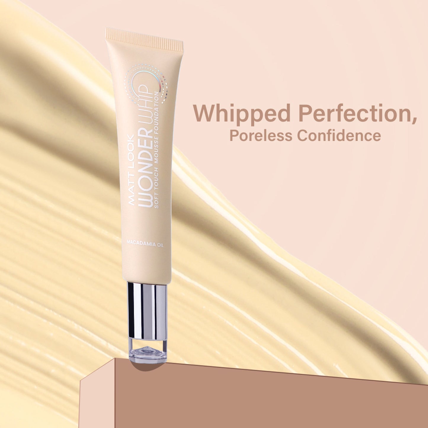 Matt Look Wonder Whip Soft Touch Mousse Foundation - Light - Distacart