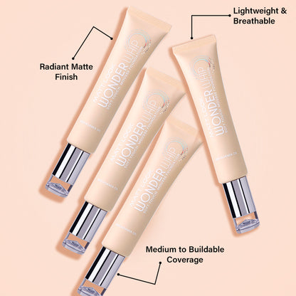 Matt Look Wonder Whip Soft Touch Mousse Foundation - Light - Distacart