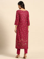Thumbnail for All About You Ethnic Motifs Printed Regular Kurta with Trousers - Distacart