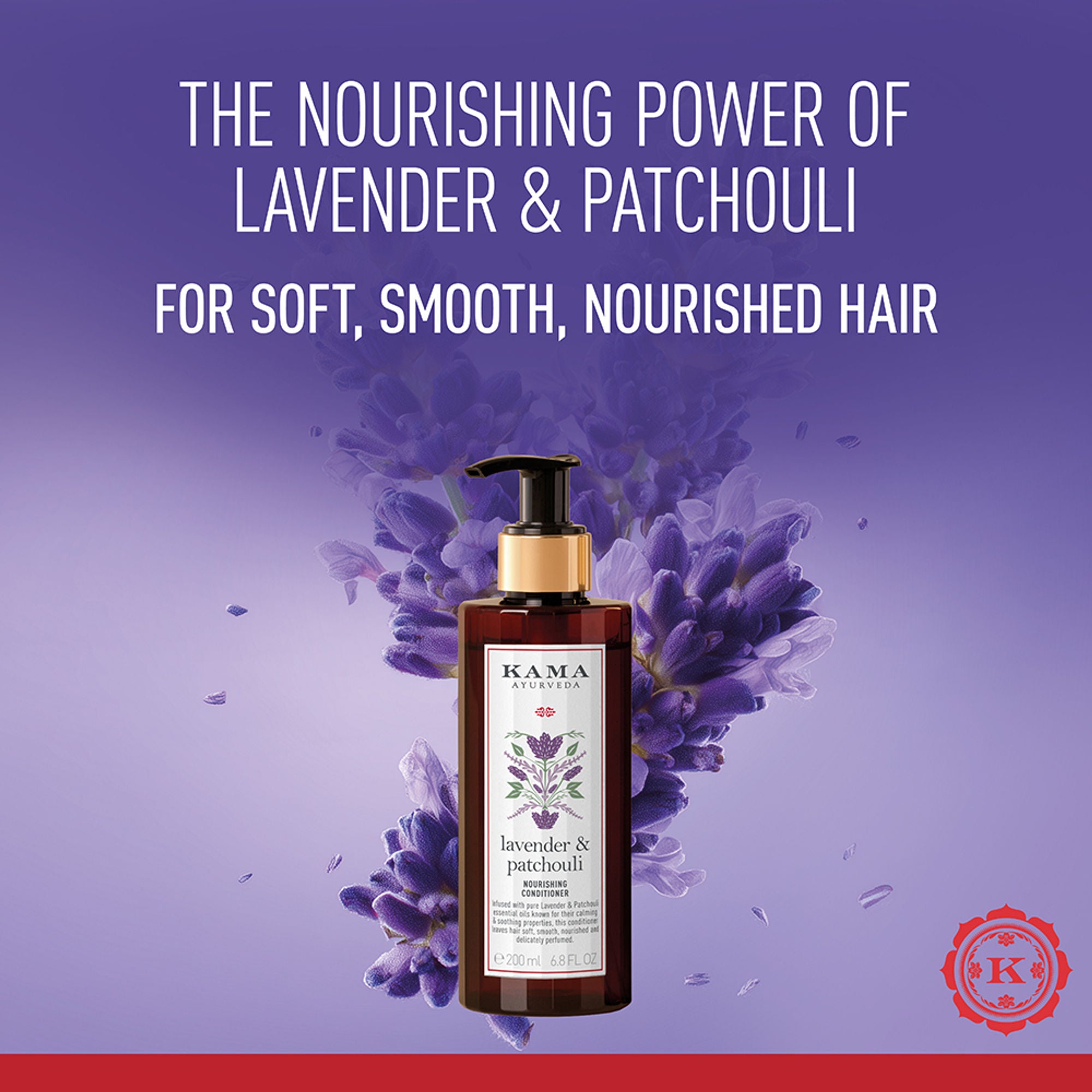 Kama Ayurveda Lavender & Patchouli Nourishing Hair Conditioner - Dista