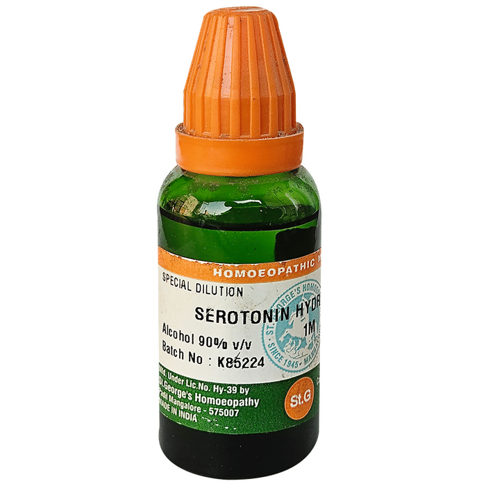 St. George's Homeopathy Serotonin Hydrochloride Dilution - Distacart