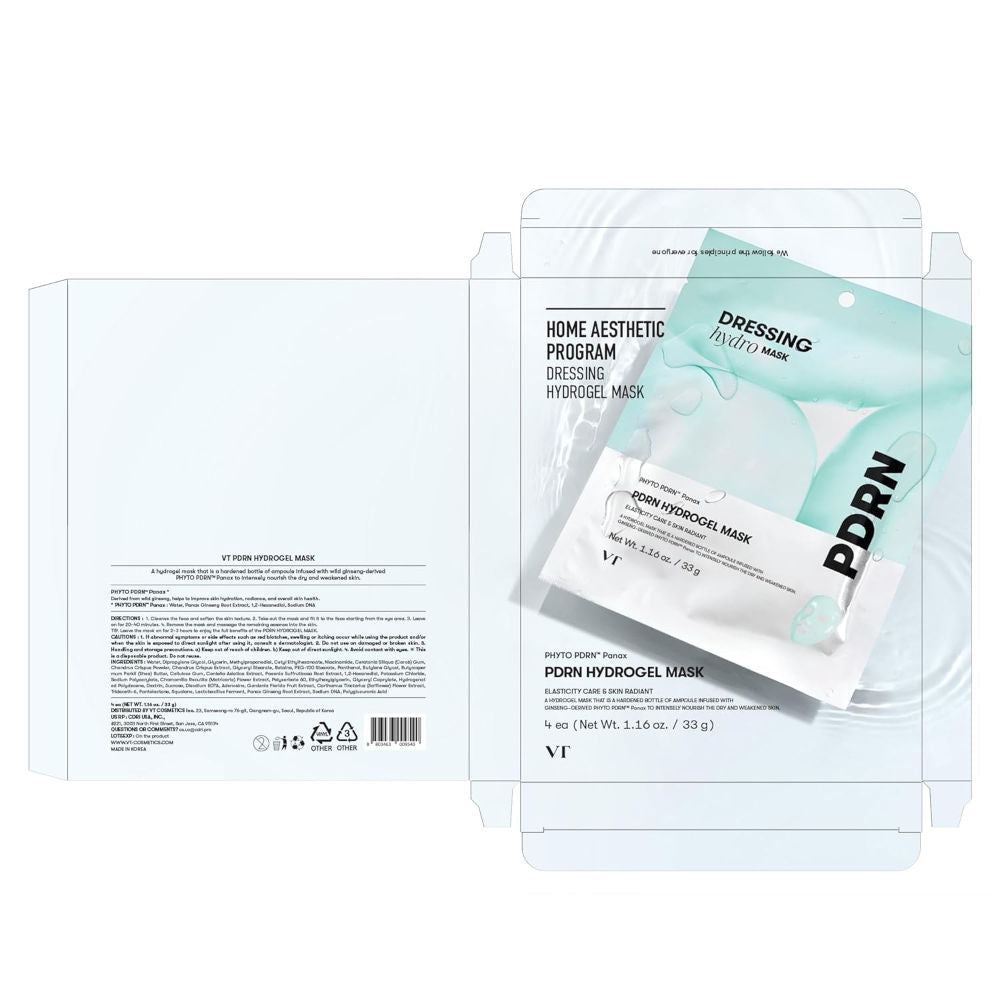 VT Cosmetics PDRN Hydrogel Mask - Distacart