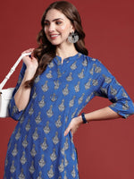 Thumbnail for Anouk Women Ethnic Motifs Printed Regular Kurta with Trousers - Distacart