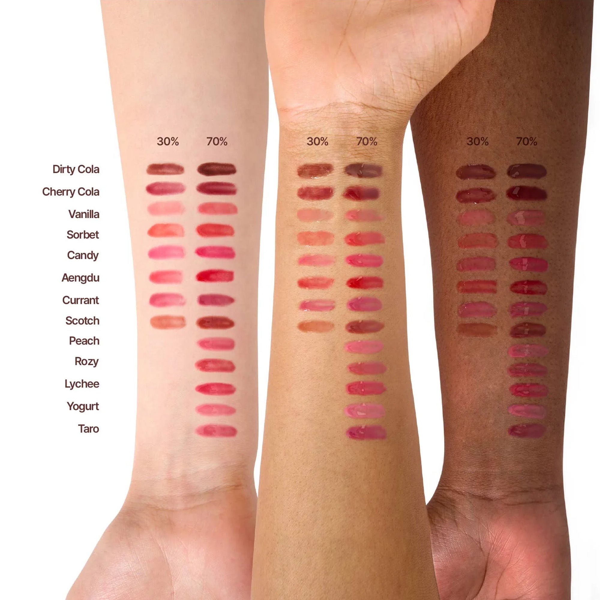 fwee 3D Voluming Gloss 30% Pigment - A12 Muted Cherry Cola - Distacart