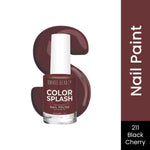 Thumbnail for Swiss Beauty Color Splash Nail Polish - 211 Black Cherry