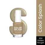 Thumbnail for Swiss Beauty Color Splash Nail Polish - 604 Golden Nougat