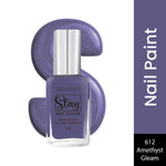 Thumbnail for Swiss Beauty Slay Nail Color With Ultra Shine Formulation - 612 Amethyst Gleam