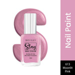 Thumbnail for Swiss Beauty Slay Nail Color With Ultra Shine Formulation - 613 Moonlit Pink