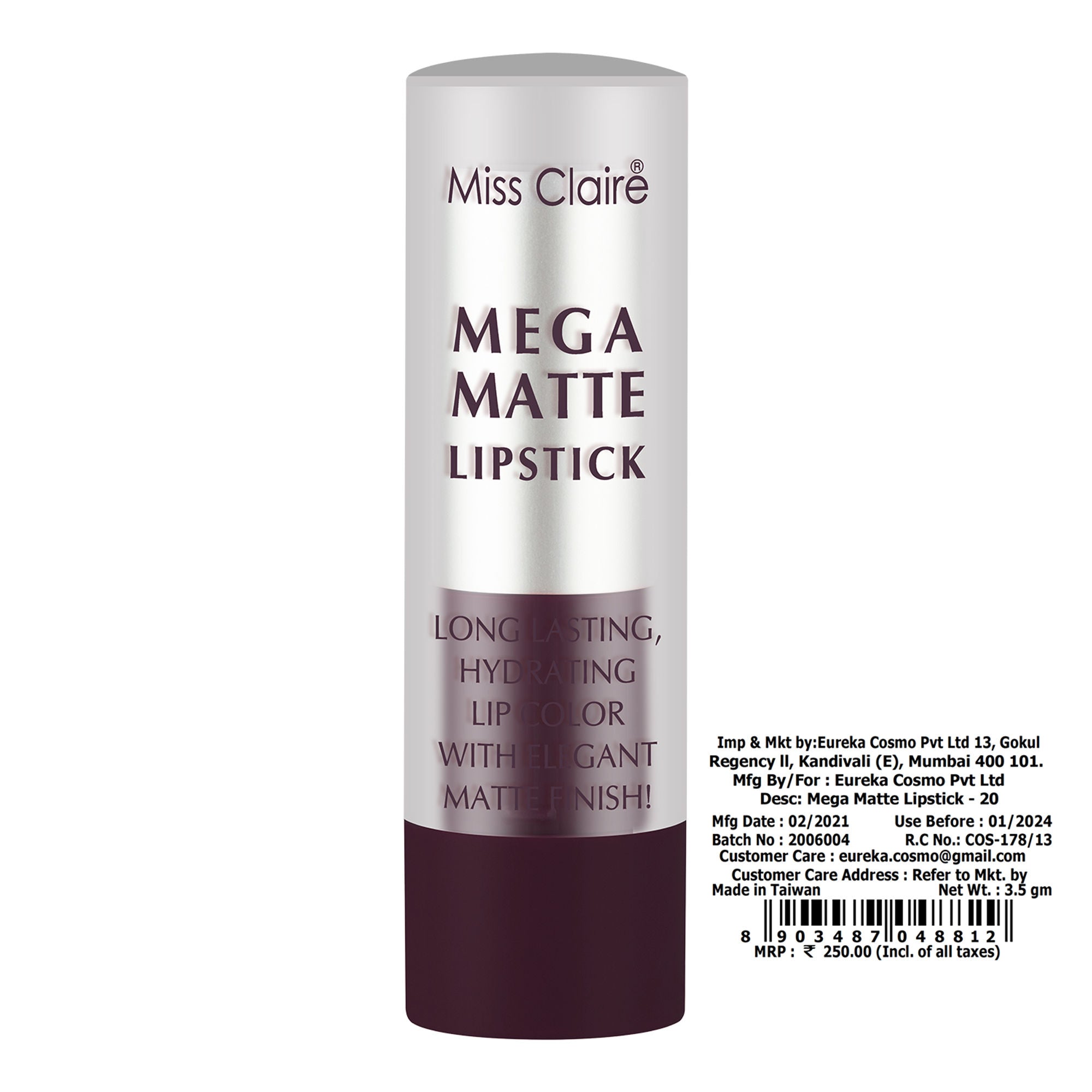 Miss Claire Mega Matte Lipstick - 20
