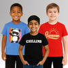 Chilins Round Neck Printed Super Combed Cotton T-shirt (Pack of 3) - Distacart