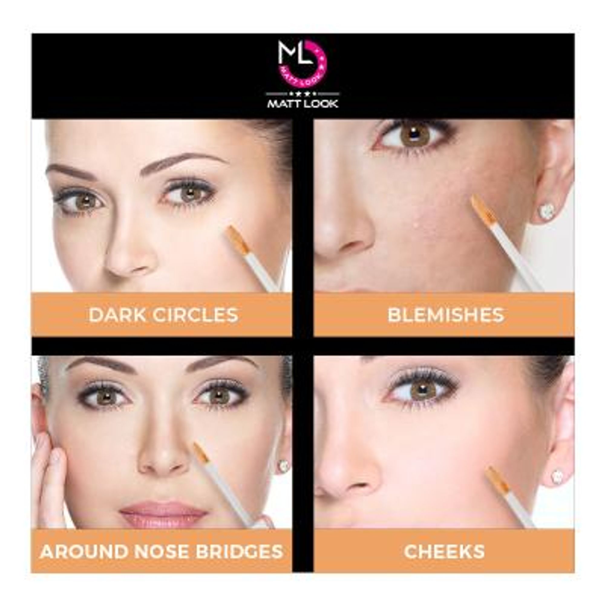 Matt Look Truly Matte Ultimate Cover Concealer - Light Ivory