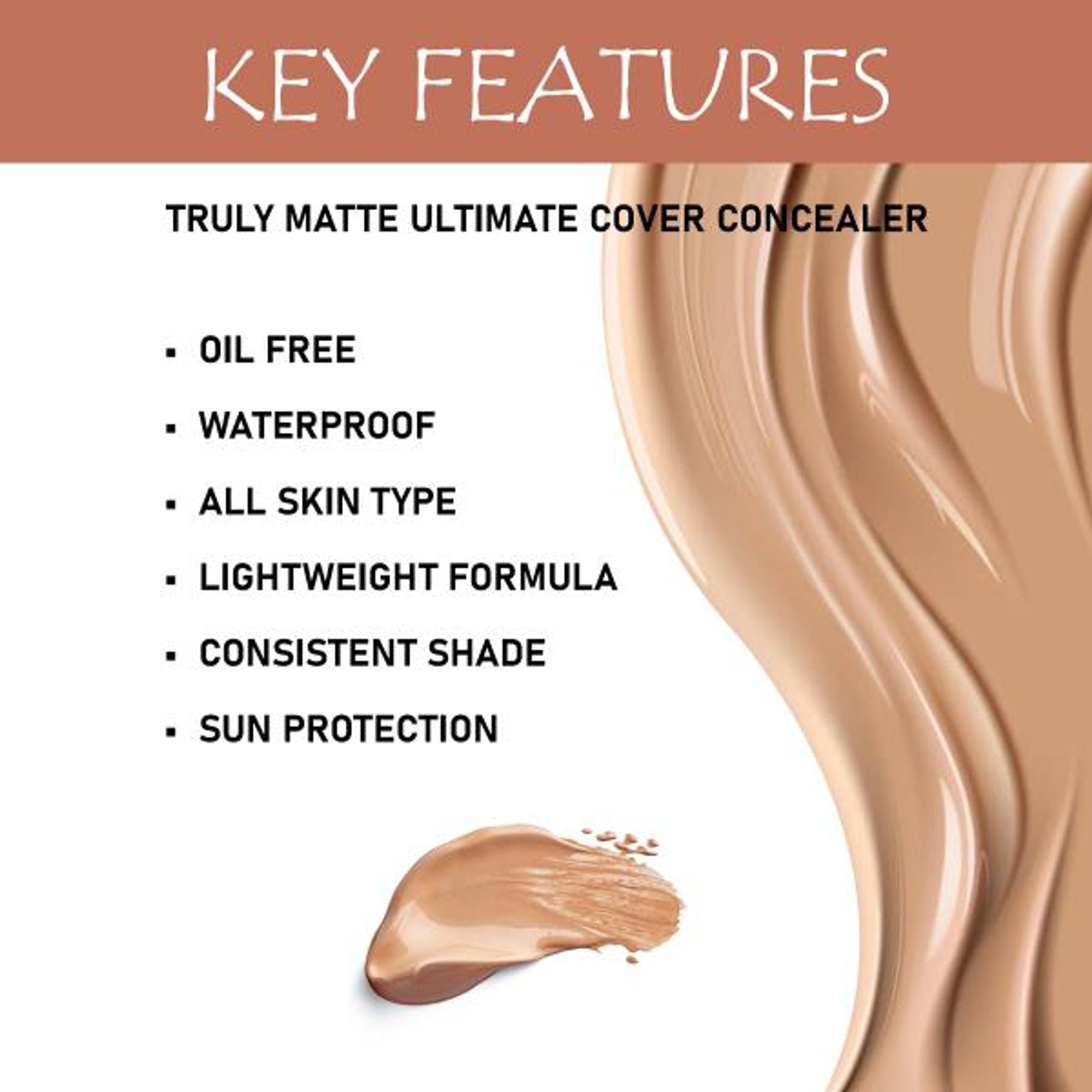 Matt Look Truly Matte Ultimate Cover Concealer - Light Ivory