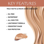 Thumbnail for Matt Look Truly Matte Ultimate Cover Concealer - Light Ivory