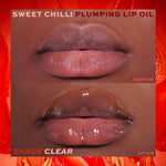 Thumbnail for Makeup Revolution Heart Revolution Sweet Chilli Plumping Lip Oil - Clear - Distacart