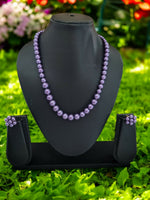 Thumbnail for Inhanns Spectrum Everyday Pearl Sets - Single Strand - Purpale - Distacart