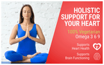 Thumbnail for bliss welness heart health phytosterols omega 3 6 9 veg capsule vegicap