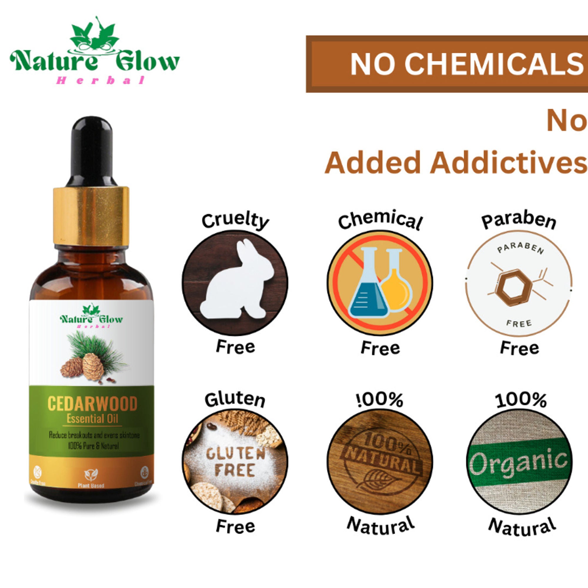 Nature Glow Herbal Cedarwood Essential Oil - Distacart