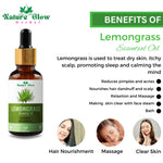Thumbnail for Nature Glow Herbal Lemongrass Essential Oil - Distacart