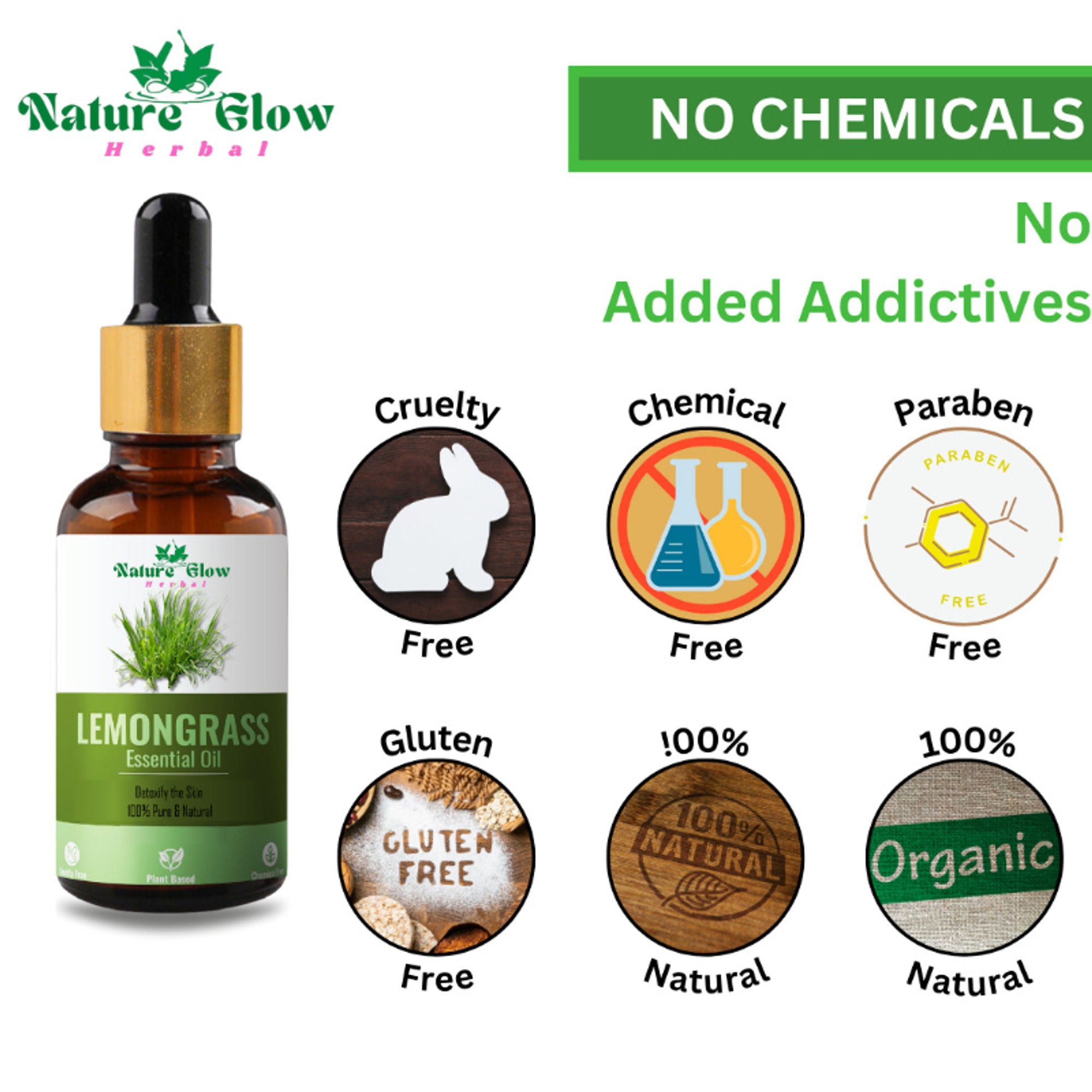 Nature Glow Herbal Lemongrass Essential Oil - Distacart
