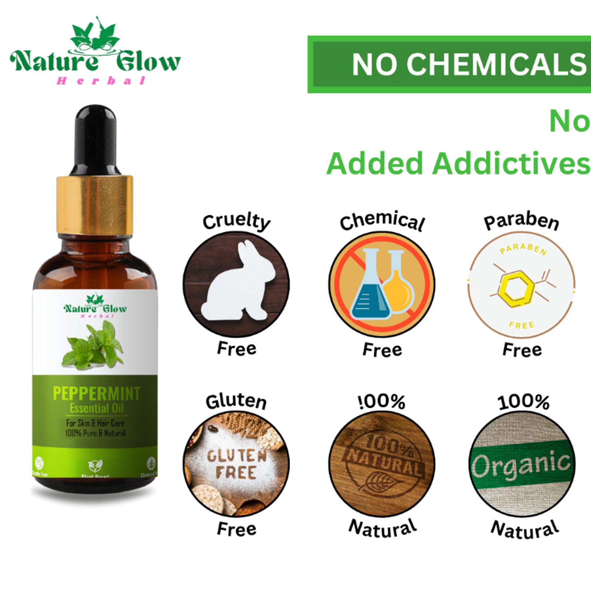 Nature Glow Herbal Peppermint Essential Oil - Distacart