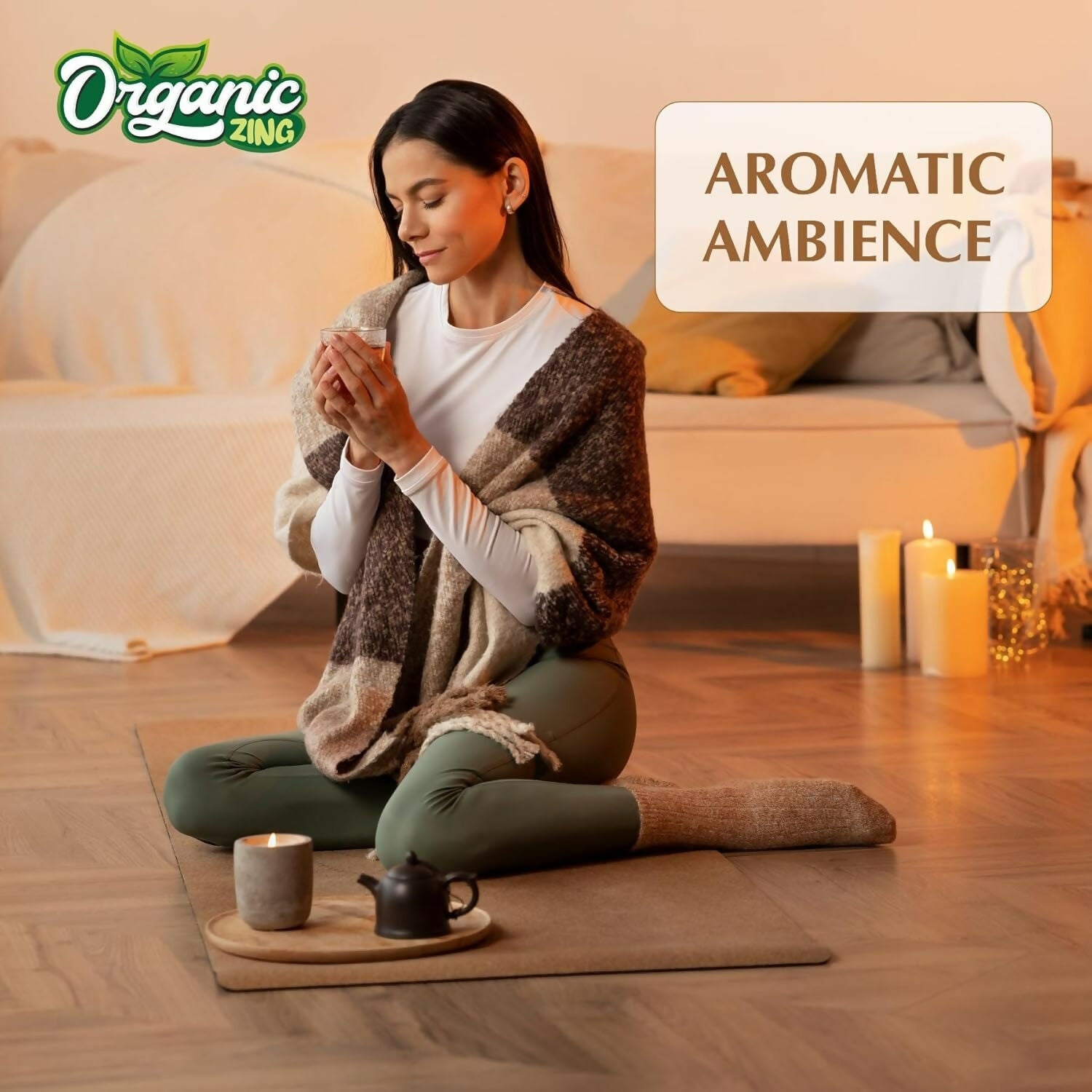 Organic Zing Pine Aroma & Diffuser Oil for Festive Season - Distacart