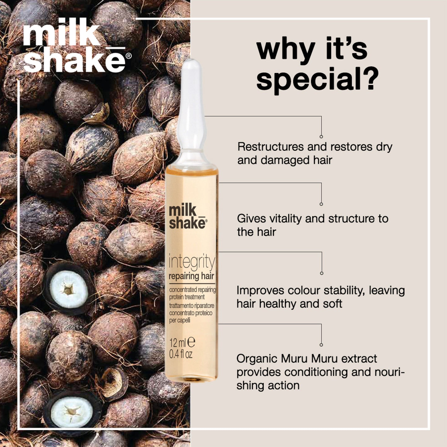 Milkshake Integrity Repairing Hair Lotion 8 Vials