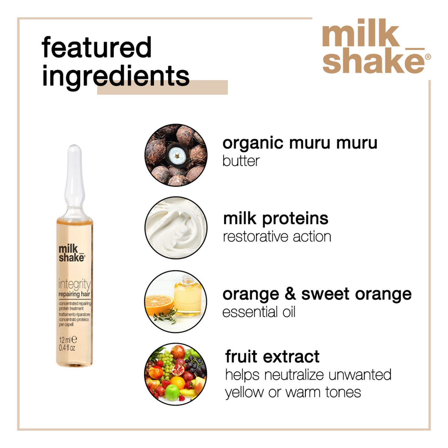 Milkshake Integrity Repairing Hair Lotion 8 Vials