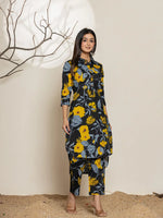 Thumbnail for Yufta Black Cotton Co-Ord Set