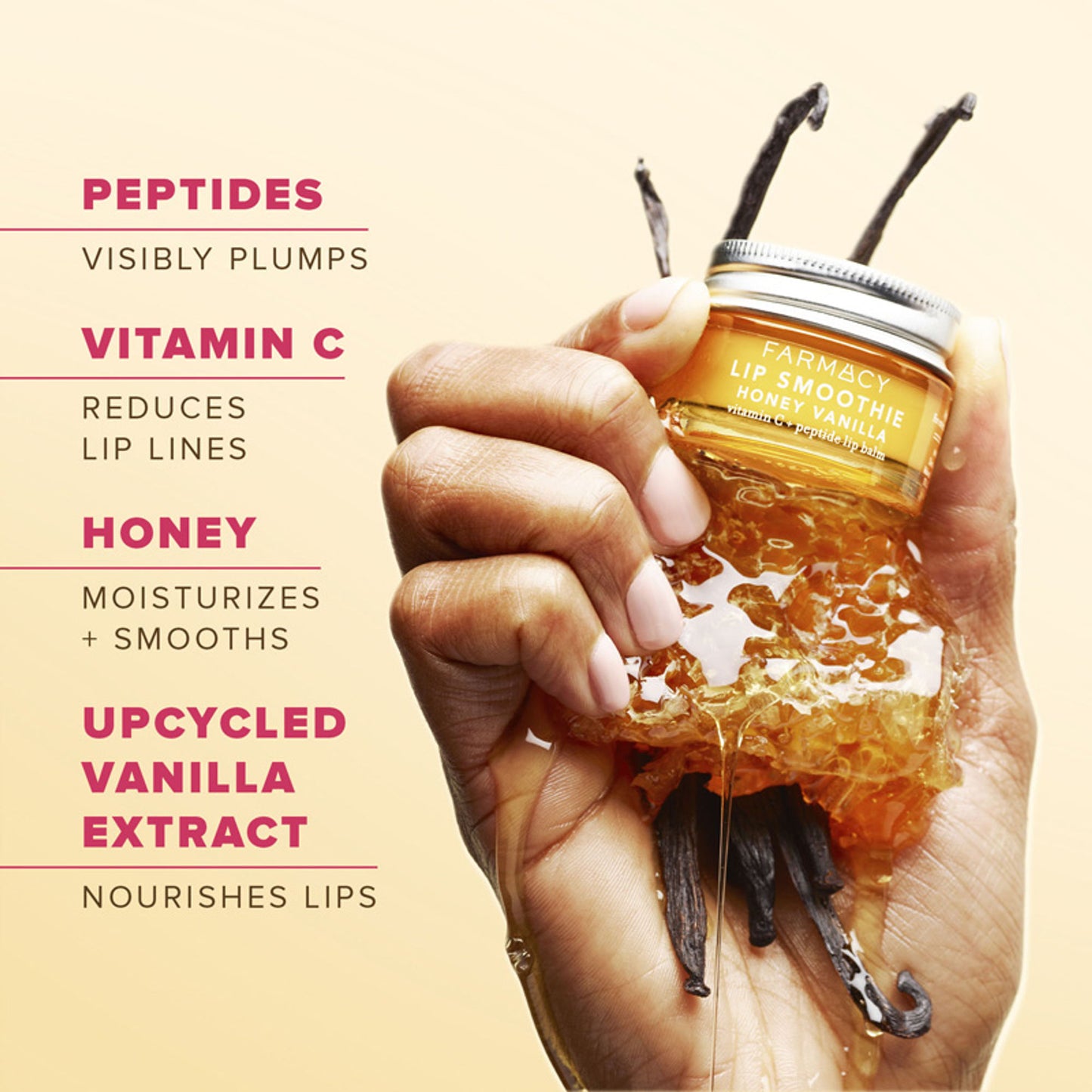 Farmacy Beauty Lip Smoothie Vitamin C + Peptide Lip Balm - Distacart