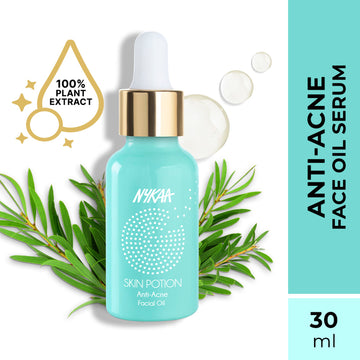 Nykaa Naturals Anti-Acne Face Oil Serum with Tea Tree Oil for oil control and acne prone skin