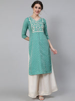 Thumbnail for Aks Ethnic Motifs Woven Design Zari Chanderi Silk Kurta - Distacart