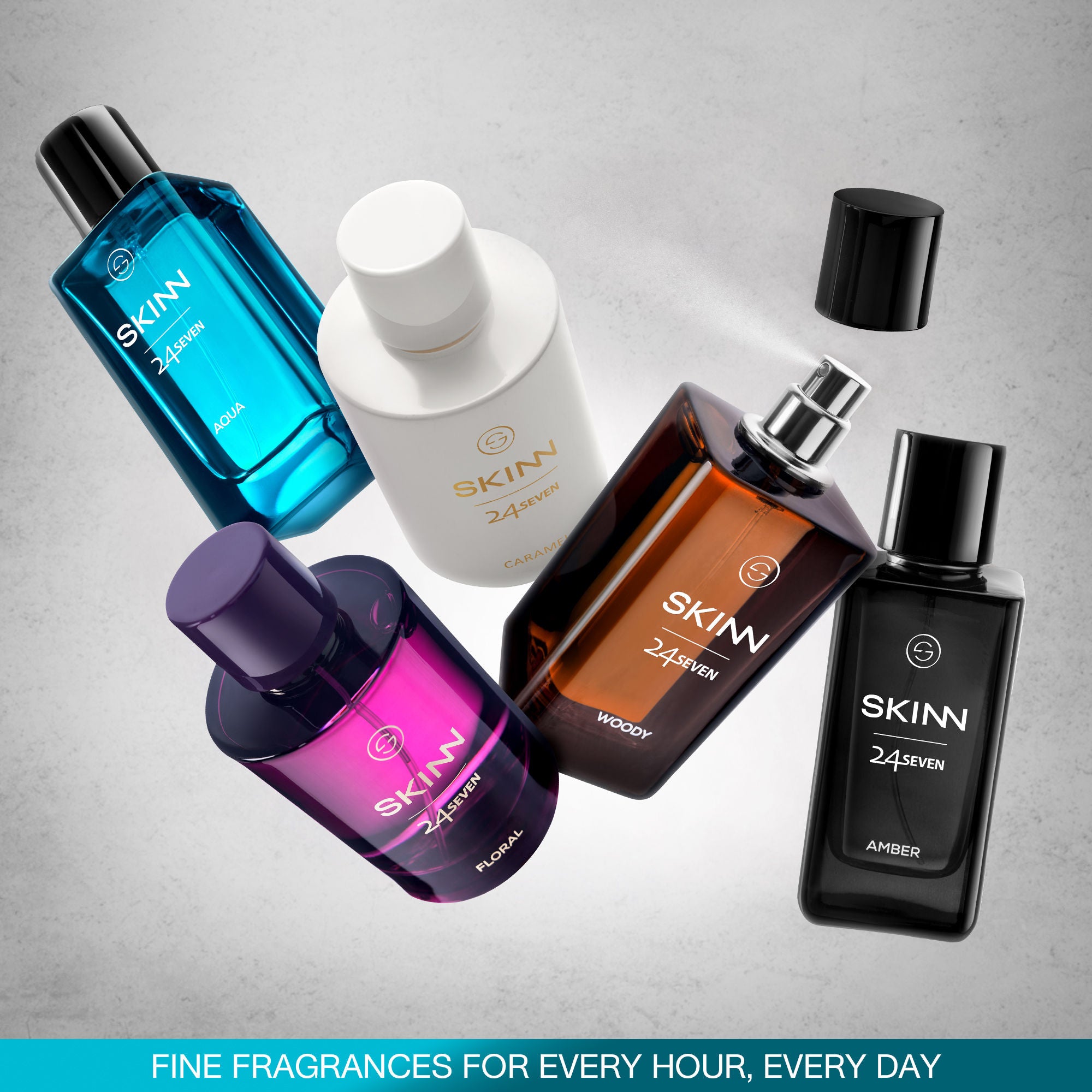 Skinn By Titan 24Seven Perfume for Men - Aqua Eau De Parfum - Dista
