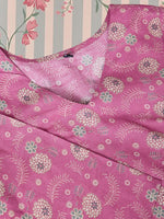 Thumbnail for Ode by House of Pataudi Floral Printed Regular Pure Cotton Kurta with Trousers & Dupatta - Distacart