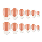 Thumbnail for shills professional reusable press on nails french oval spn714