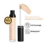 Thumbnail for Swiss beauty Full Coverage Liquid Concealer With Jojoba Oil - 04 Medium Beige