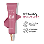 Thumbnail for Swiss Beauty Cream It Up Blusher With Shea Butter , Multi-Functional , Matte Finish - 5 Cheek-o-pink
