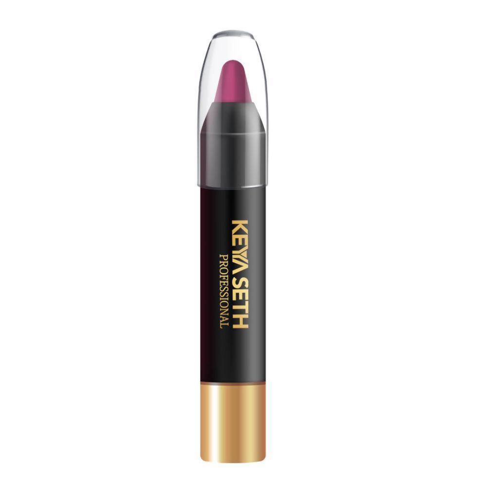 Keya Seth Aromatherapy Professional Matte Lip Pen - Deep Purple Plum - Distacart