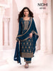 Anaita Navy Blue Dola Silk Thread Sequence Embroidered Salwar Suit - Distacart