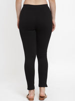 Thumbnail for TAG 7 Women Pack Of 2 Solid Straight-Fit Ankle-Length Leggings - Distacart
