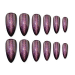 Thumbnail for shills professional reusable press on nails log almond spn695